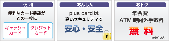 あわぎんplus Card 阿波銀行